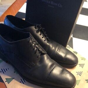Men’s Black Seville Row dress shoes,size 10.5 m